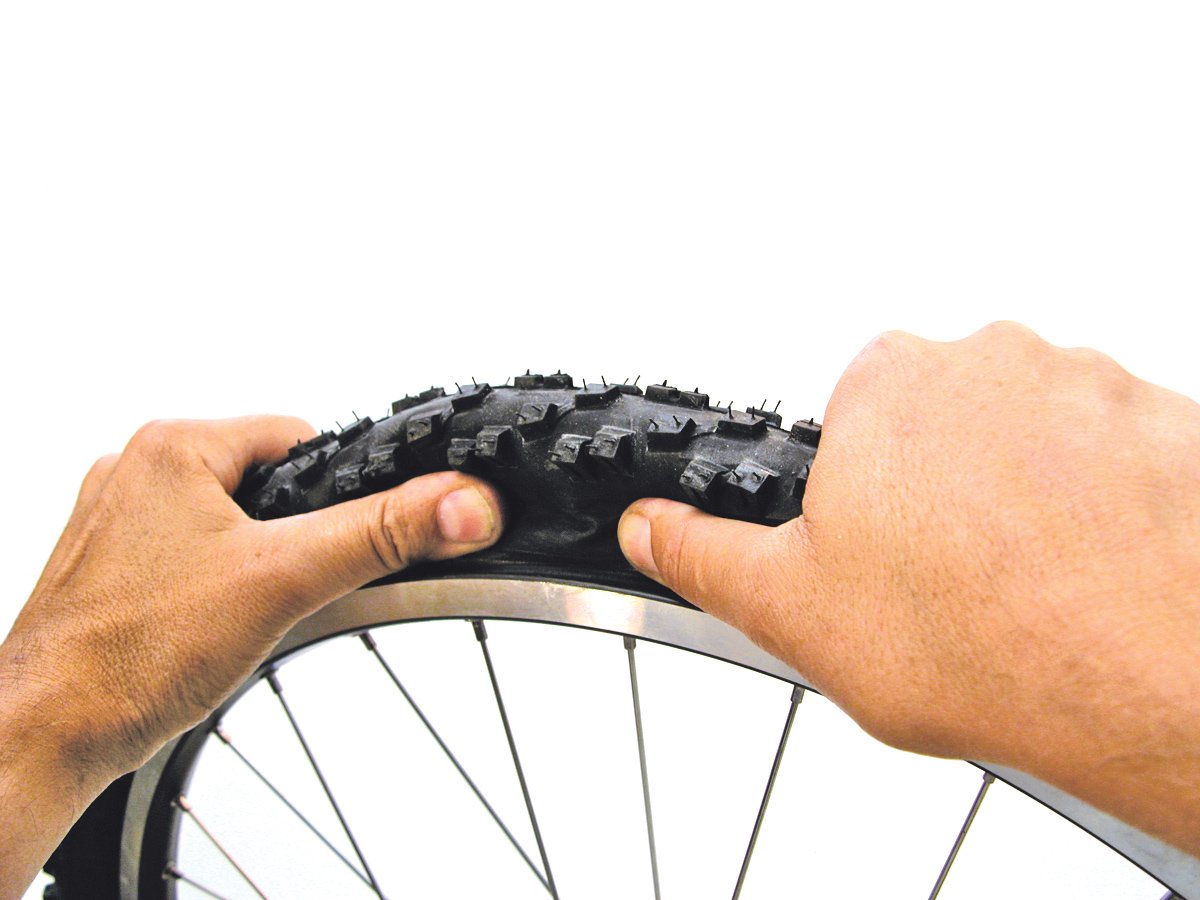 removing bike tire from rim