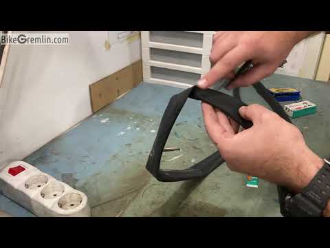 How to patch a punctured bicycle tube [1035]