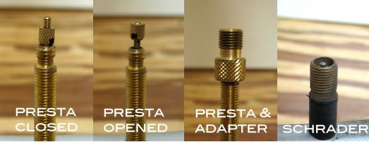 fill presta valve without adapter