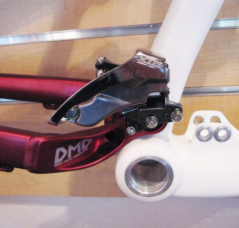 105 front derailleur setup