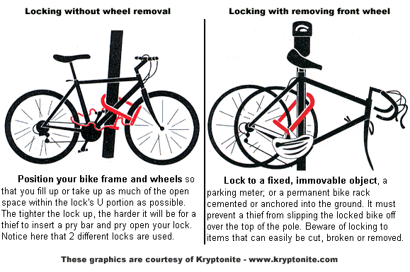 where can i lock my bike