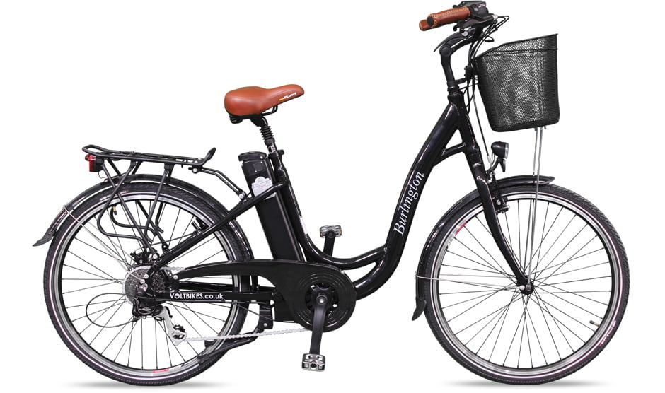 Electric assisted city bicycle.