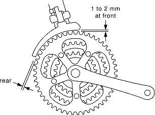 Well placed FD that perfectly aligns with the chainring shape.