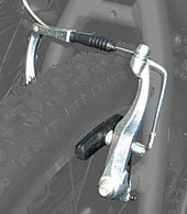 Linear pull brake also called V-brake