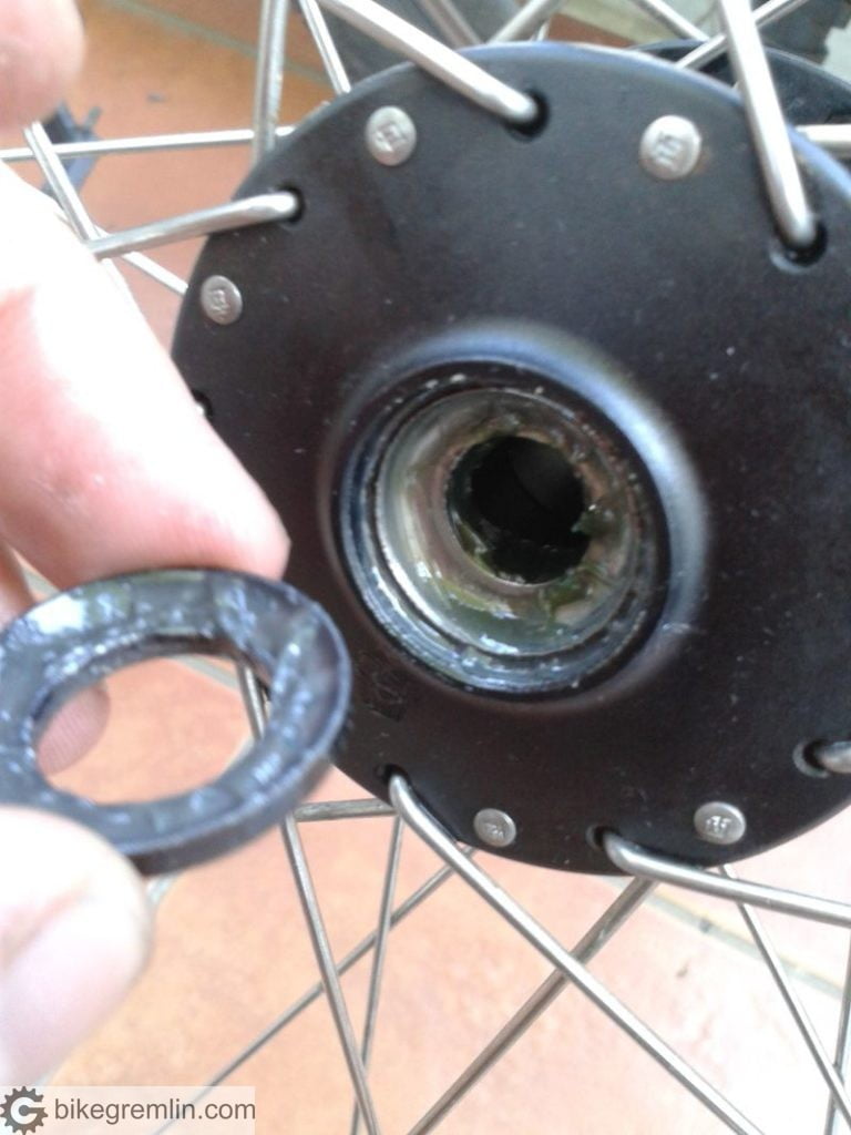 Removed dust cap.