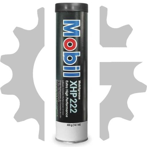 Mobil XHP 222 lithium complex soap grease. High quality grease for long term bicycle bearings protection and lubrication.