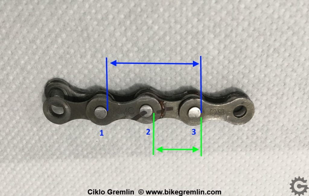 bike chain measurement