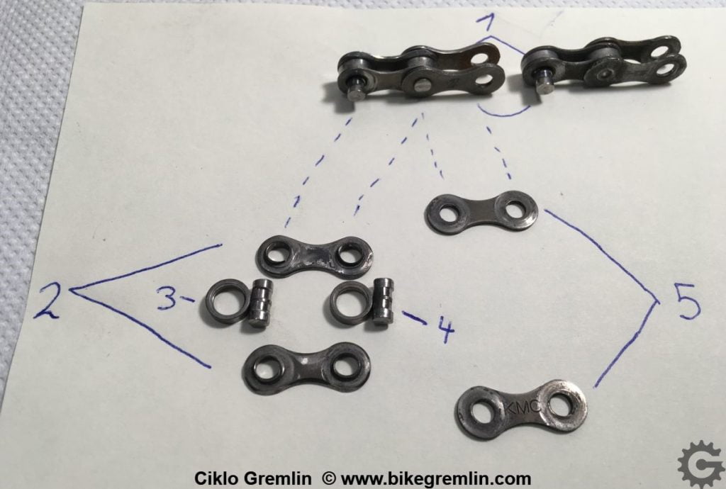 Bicycle chain links parts online