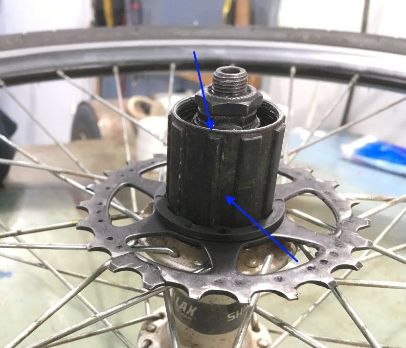 bike rear wheel freehub