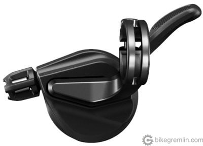 Front shifter model SL-M9100-L, with a clamp for direct mounting to the handlebars. Picture 9a