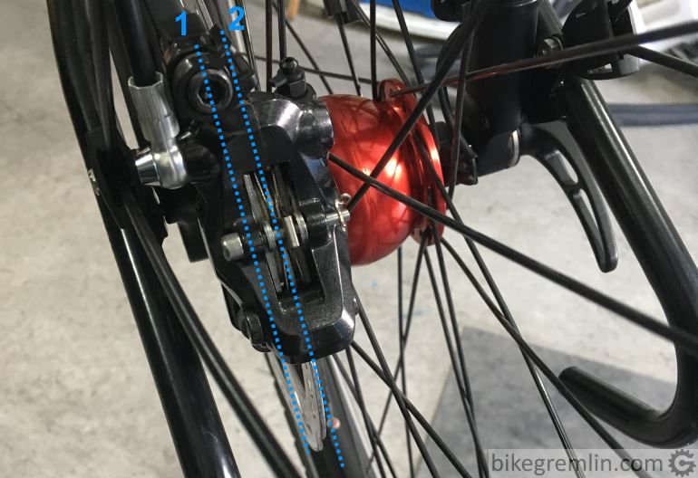 Fix rubbing disc online brakes bike