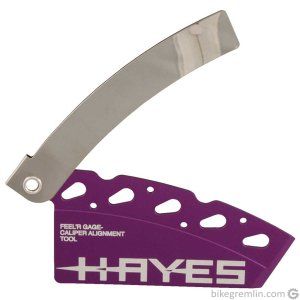 Hayes brake pad alignment tool - click to shop at Amazon