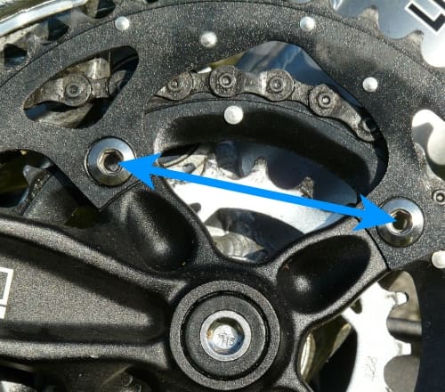 Bicycle chainring mounting standards