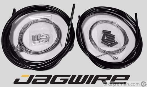 Set of Campagnolo road shifter and brake cables and housing, by Jagwire