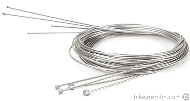 white bike cable housing