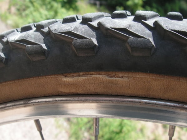 Repair cracked best sale bike tire