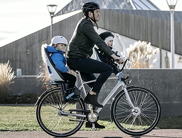 rear mounted bike seat