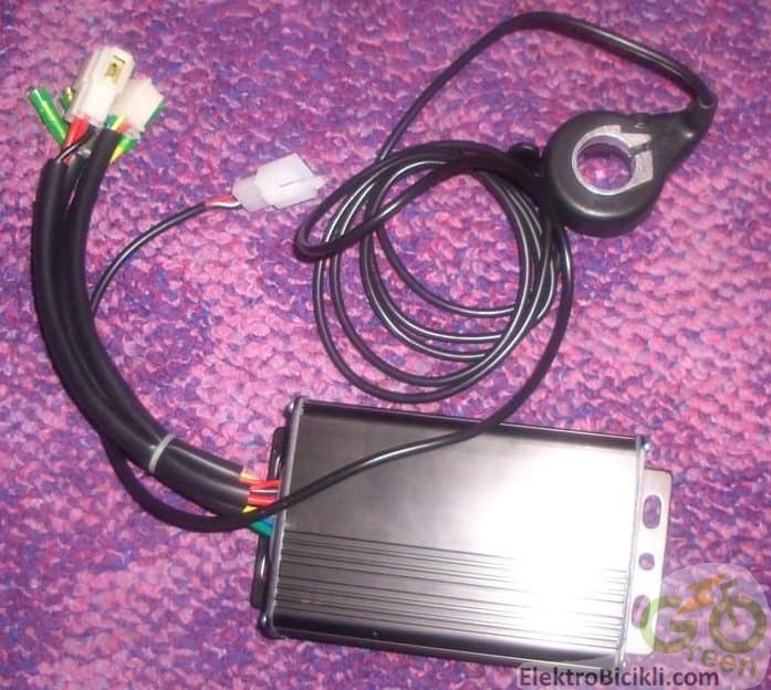 Electronic controller of an e-bicycle electric motor