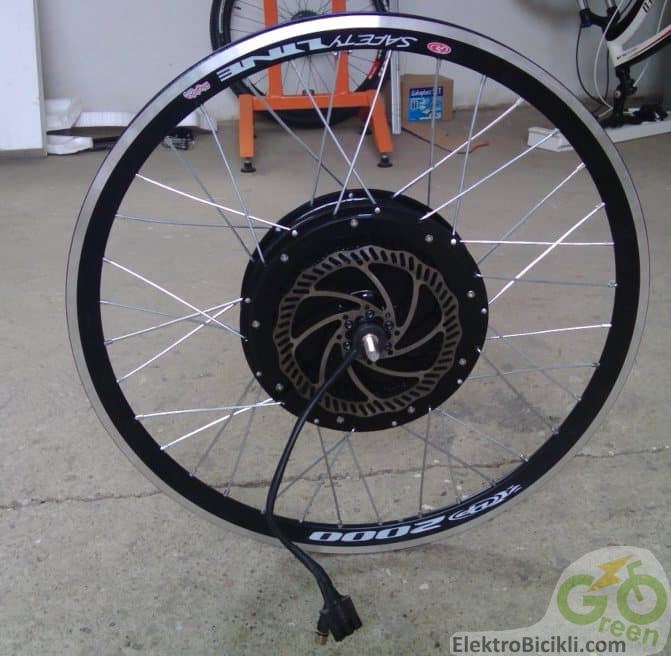 Electric motor wheel - will be using a hydraulic disc brake