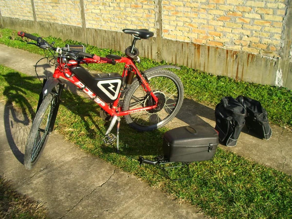Polar Viper modified into an electric bicycle - left profile