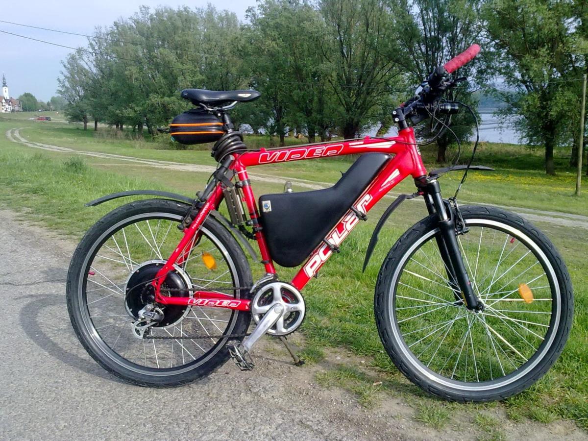 Polar Viper modified into an electric bicycle - right profile