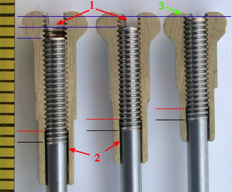 Sapim and DT Swiss 16 and 14 mm long nipples with longer threads - instead of a longer hollow section