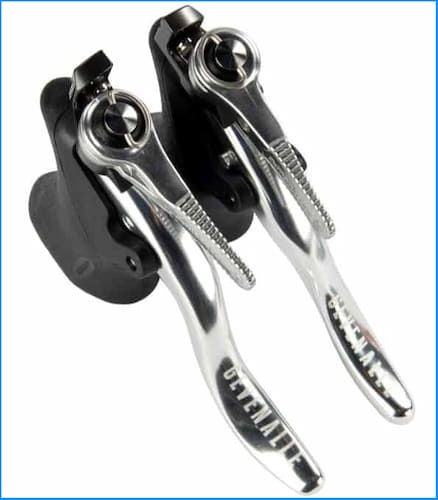 Gevenalle AUDAX brake levers with mounted friction shifters