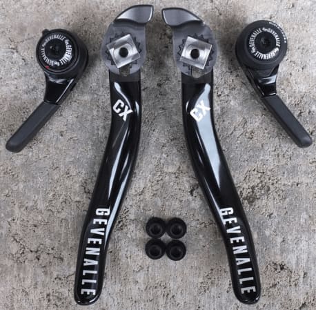 Gevenalle brake levers with down-tube shifter mounts