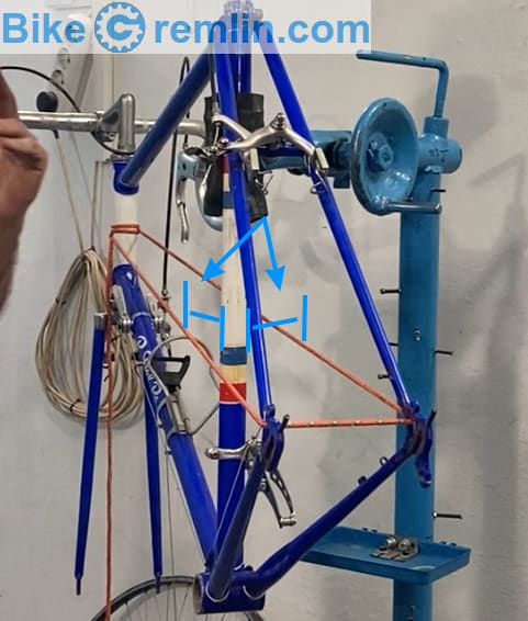 Measuring frame alignment