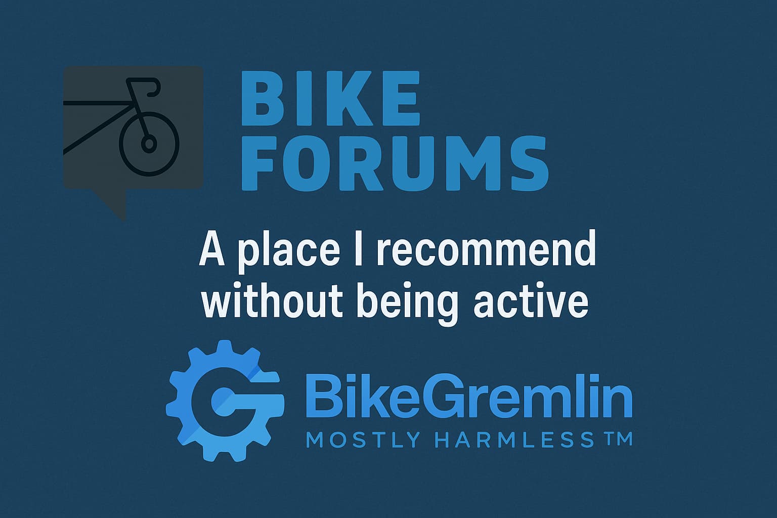 My thoughts about Bike Forums.net forum
